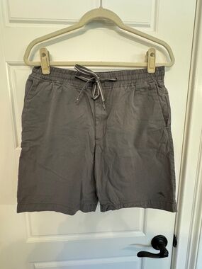 Tommy Bahama Mens MEDIUM Poplin Elastic Waist 8” Inseam Shorts